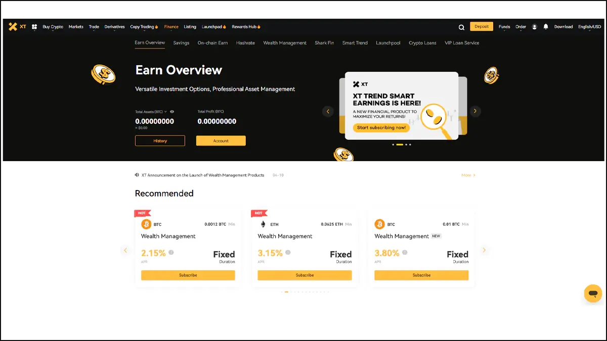 3- XT Earn