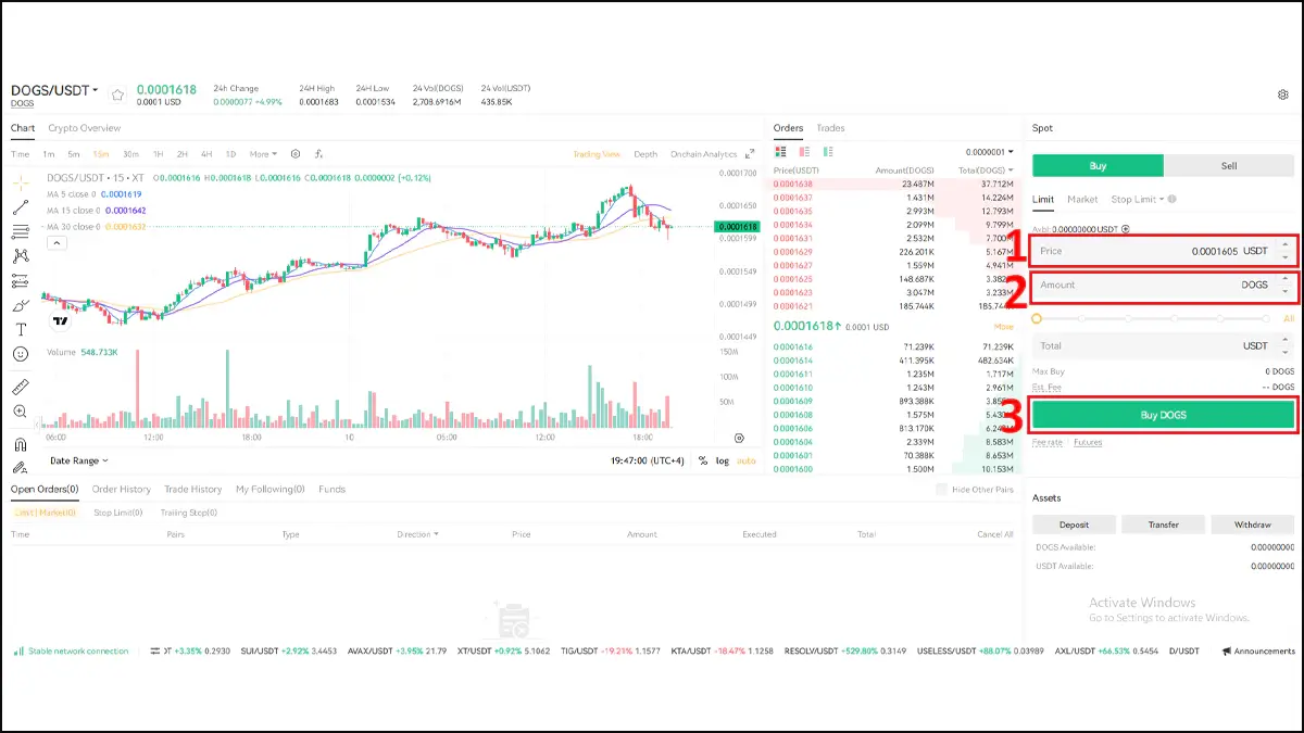  سفارش لیمیت