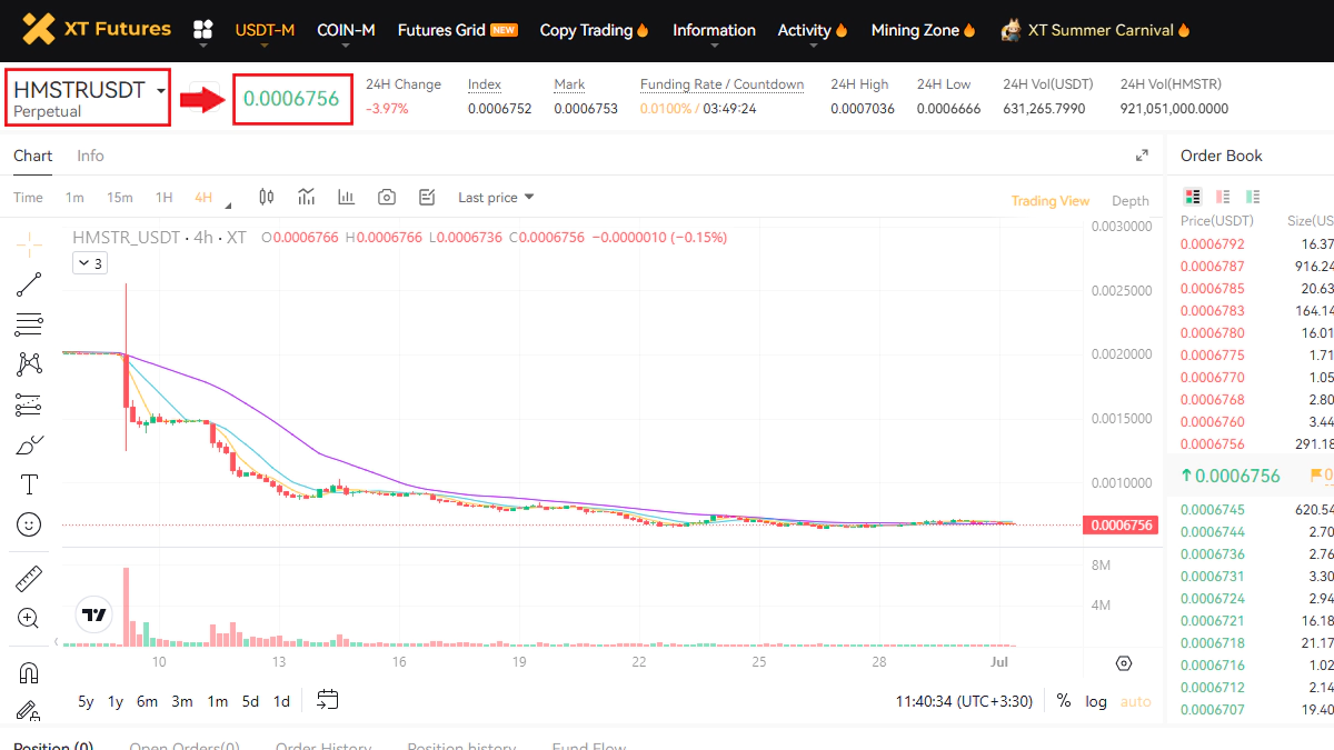XT قیمت همستر در