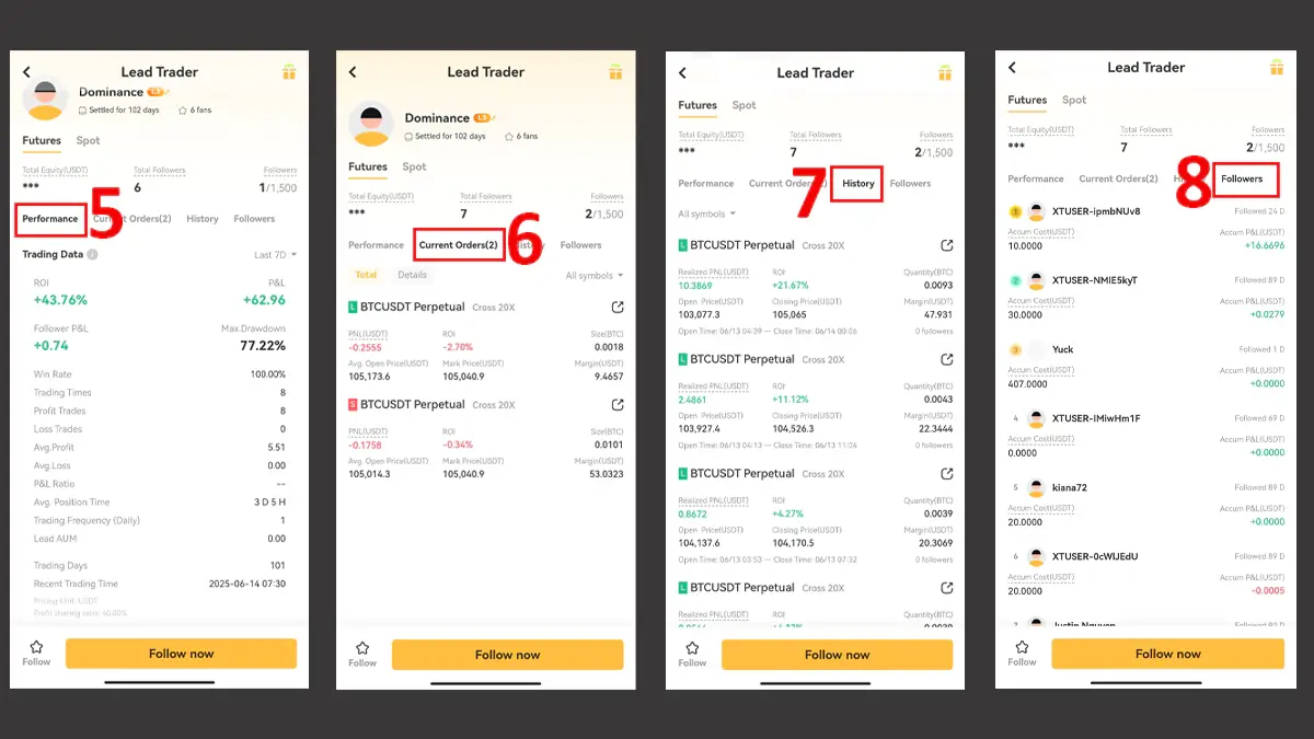 حساب کاربری کپی تریدر