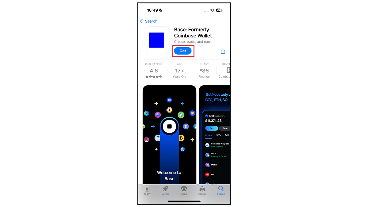 Coinbase کیف پول
