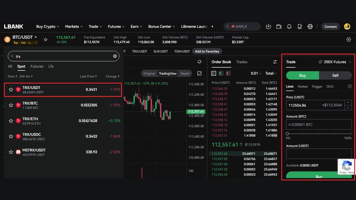 خرید ترون از صرافی ال بانک